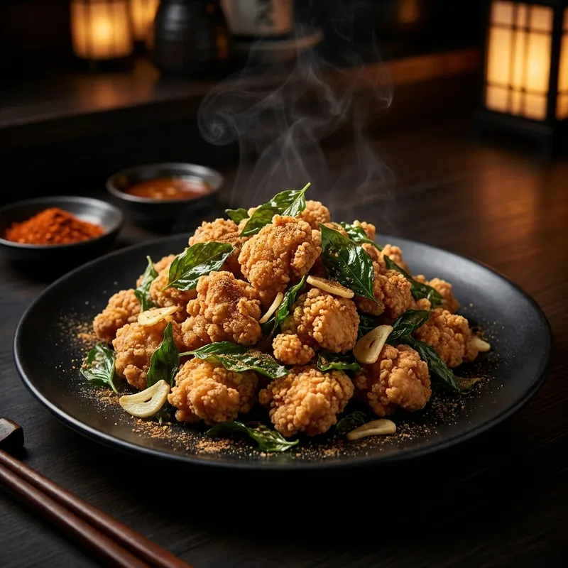 台灣美食攝影 After - AI 修復後的炸雞排