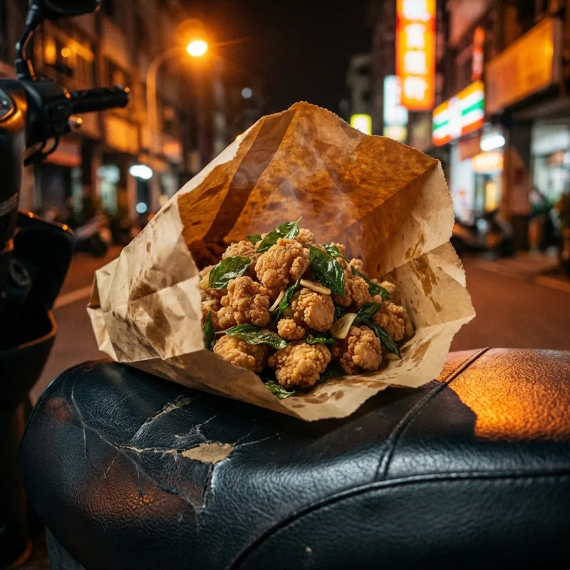 台灣美食攝影 Before - 手機隨拍炸雞排