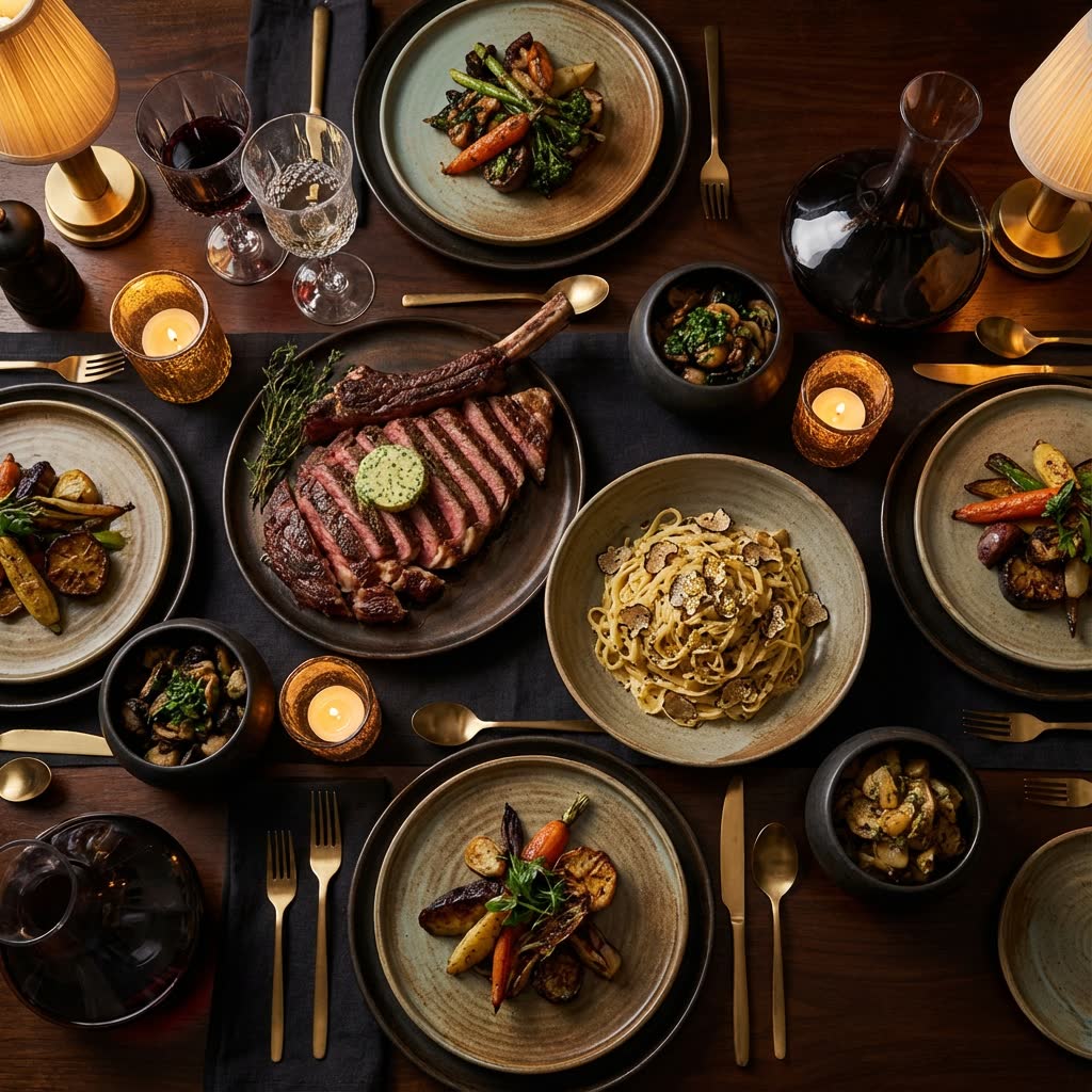 高品質美食攝影展示